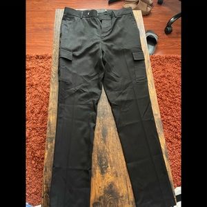 ASOS design skinny smart pant with cargo pocket in black.